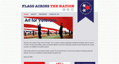Desktop Screenshot of flagsacrossthenation.org